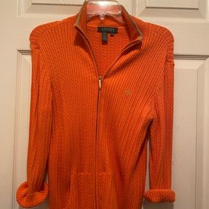 Ralph Lauren Cable Knit Zip Cardigan XL